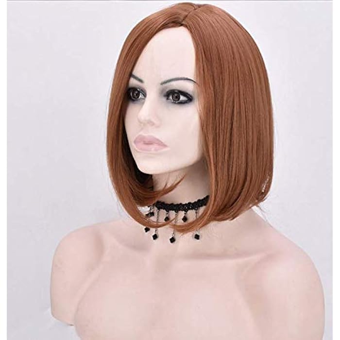 DILLARDS Short Straight Hair Synthetic Bob Wig Heat Resistant For Women (B091Cschsr) - Image 3